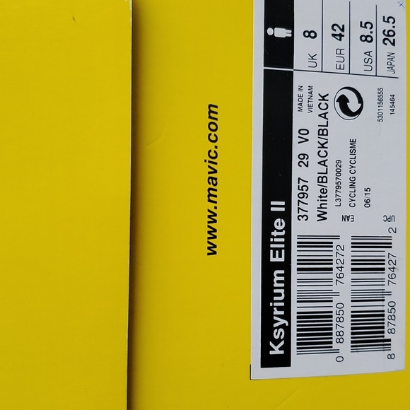 🆕️ MAVIC Ksyrium Elite ll Cycling Shoes WOMEN'S SIZE: 8.5 - Picture 12 of 13